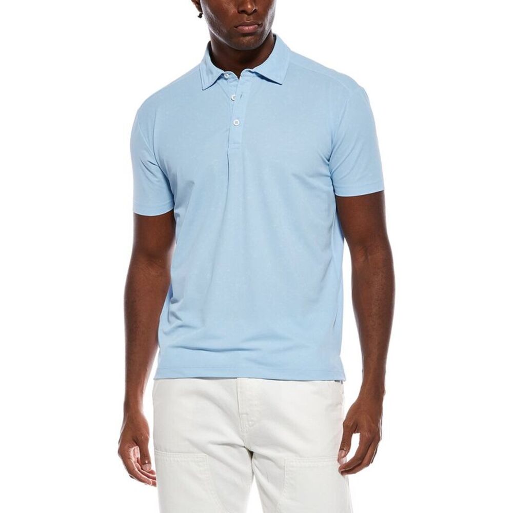 Vintage 1946 Mens Aero Cloud Polo Shirt, Blue
